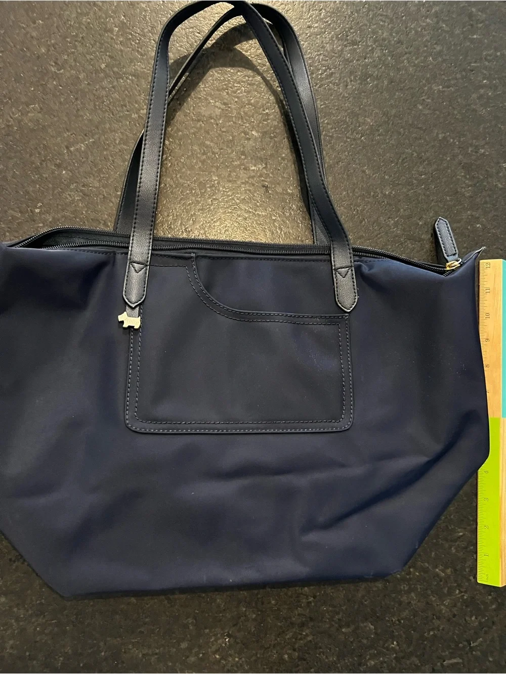 Radley London Navy Tote Bag with Long Handles
